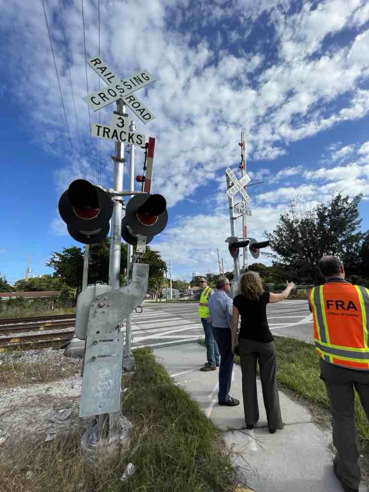 City Engineers, the FRA, and I Evaluated Rail Crossings in West Palm Beach